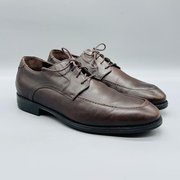 Johnston & Murphy Shoes Mens 8.5 Brown Leather XC4 Waterproof Oxford Dress main image 5